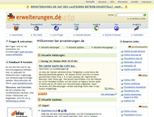Tablet Screenshot of erweiterungen.de